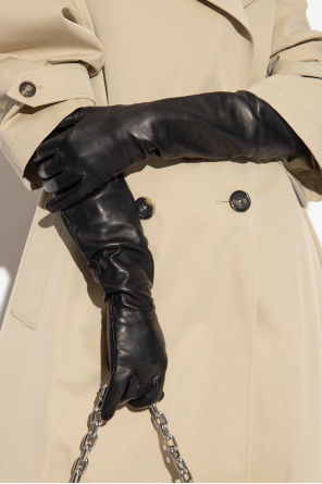 Leather gloves od Alexander McQueen